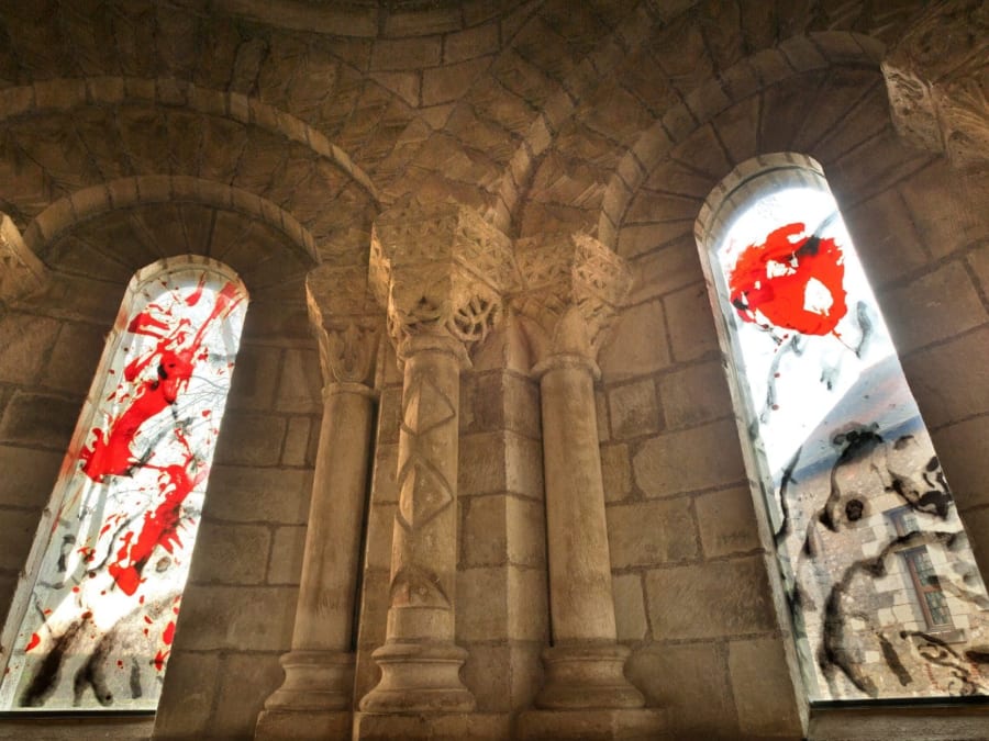 Entrada para el Prieuré Saint-Cosme, casa de Ronsard (37)