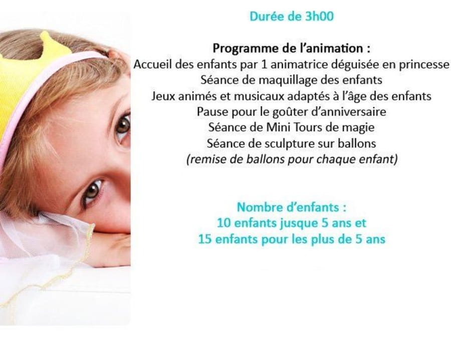 Anniversaire Bal Des Princesses 3 9 Ans A Domicile Idf Funbooker