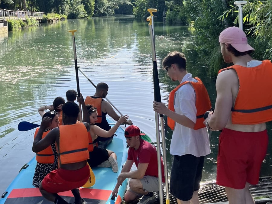 Team Building paddle géant à Poitiers (86)