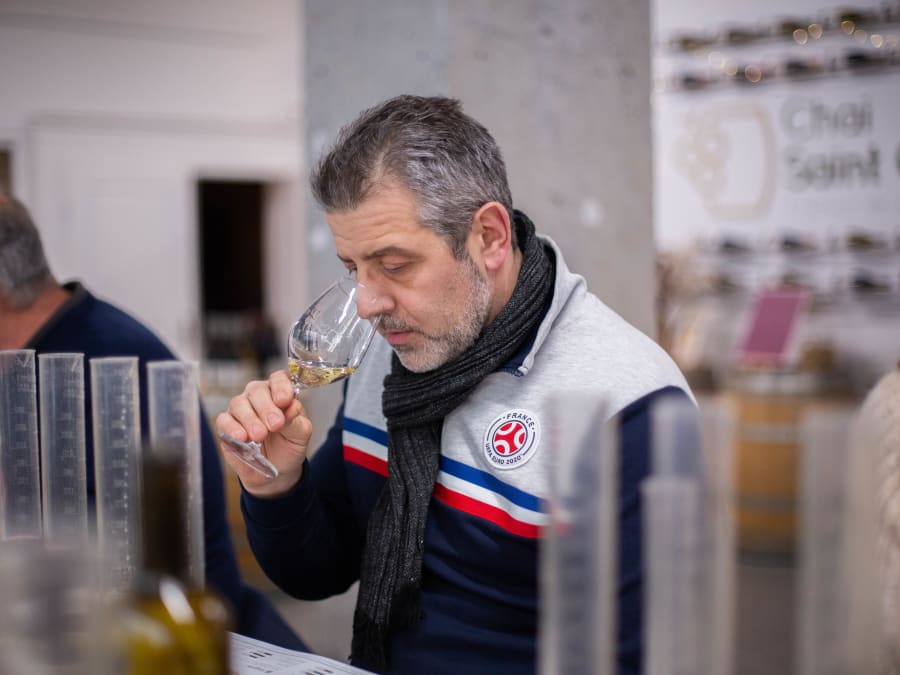 Wine blending workshop in Lyon 6th district