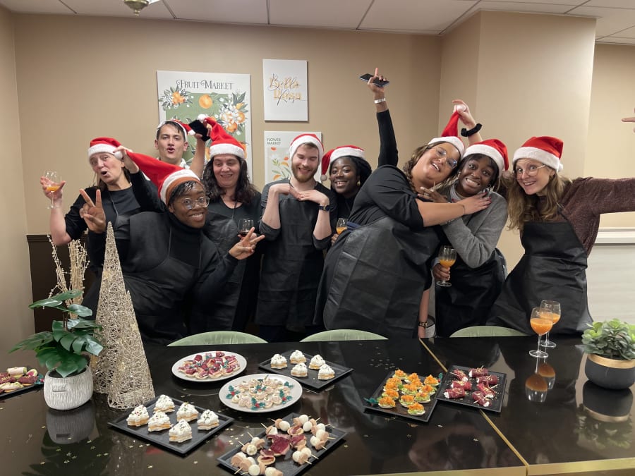 Team Building cuisine de Noël en IDF