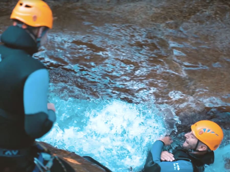 Canyoning in the Gorges du Loup from Nice