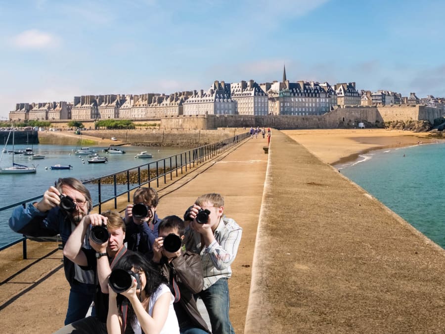 Team Building Jeu de Piste Rallye Photo à St Malo (35)