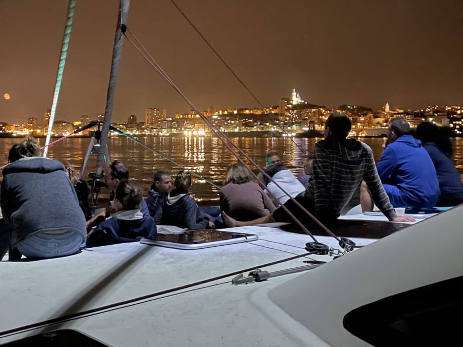 Sunset en catamaran avec paddle depuis Marseille