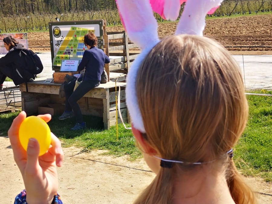 Chasse aux œufs de Pâques à la Cueillette de Chanteloup-en-Brie