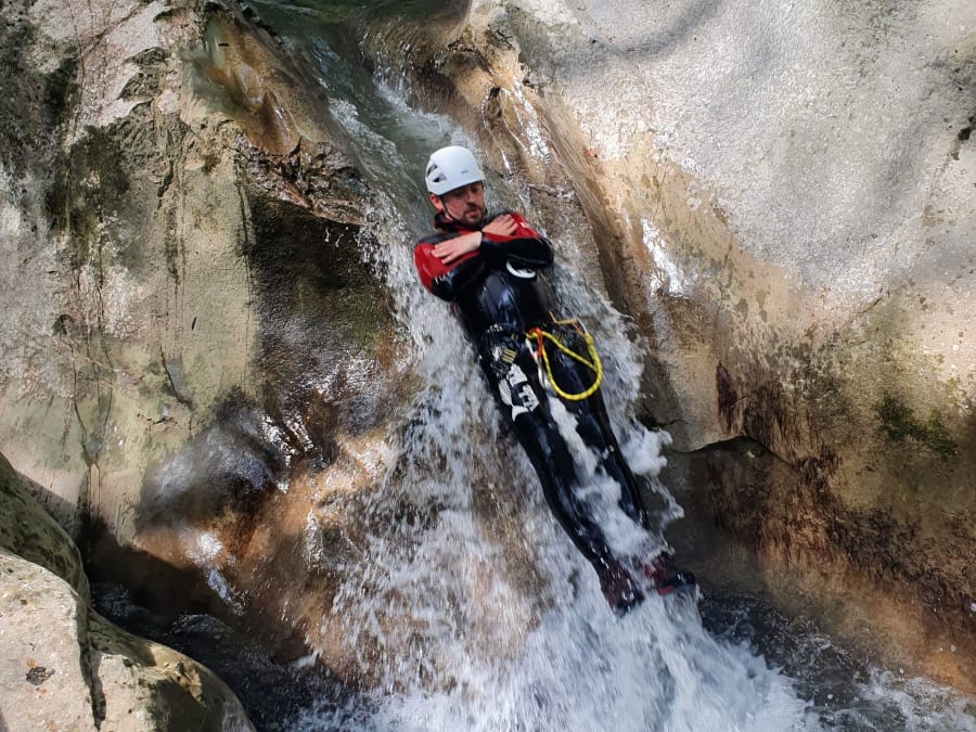 Barranquismo en el Canyon des Rots de Balme (73)