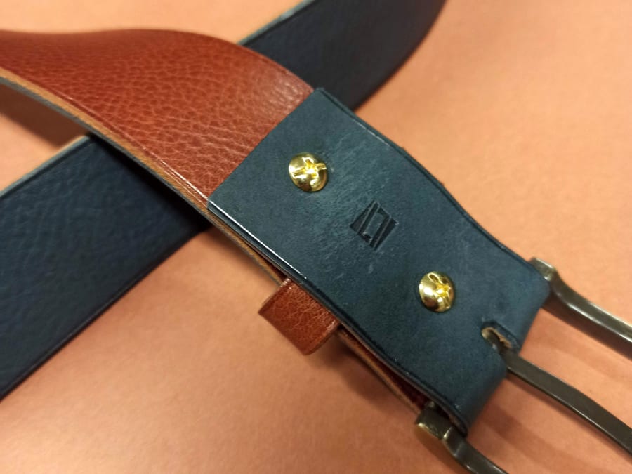 Taller de marroquinería Cinturón de cuero reversible Marseille 1