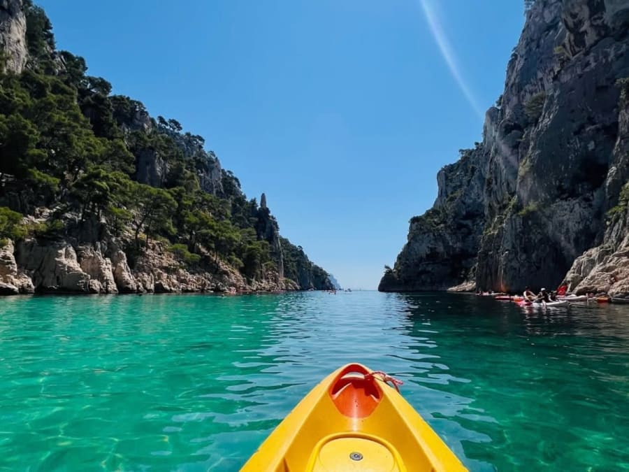 Location de kayak dans les calanques à Cassis (13)