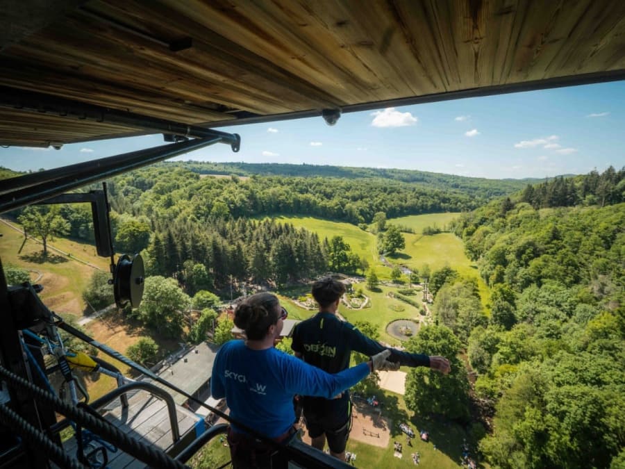 Saut à l'élastique depuis le Viaduc de la Souleuvre (14)
