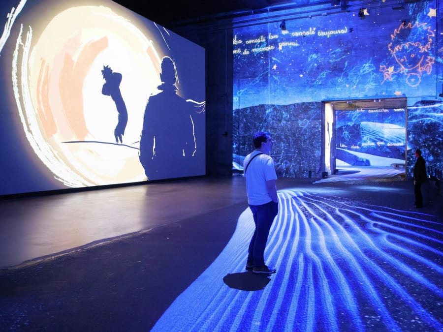Bassins des Lumières in Bordeaux: Exhibition on the Little Princ