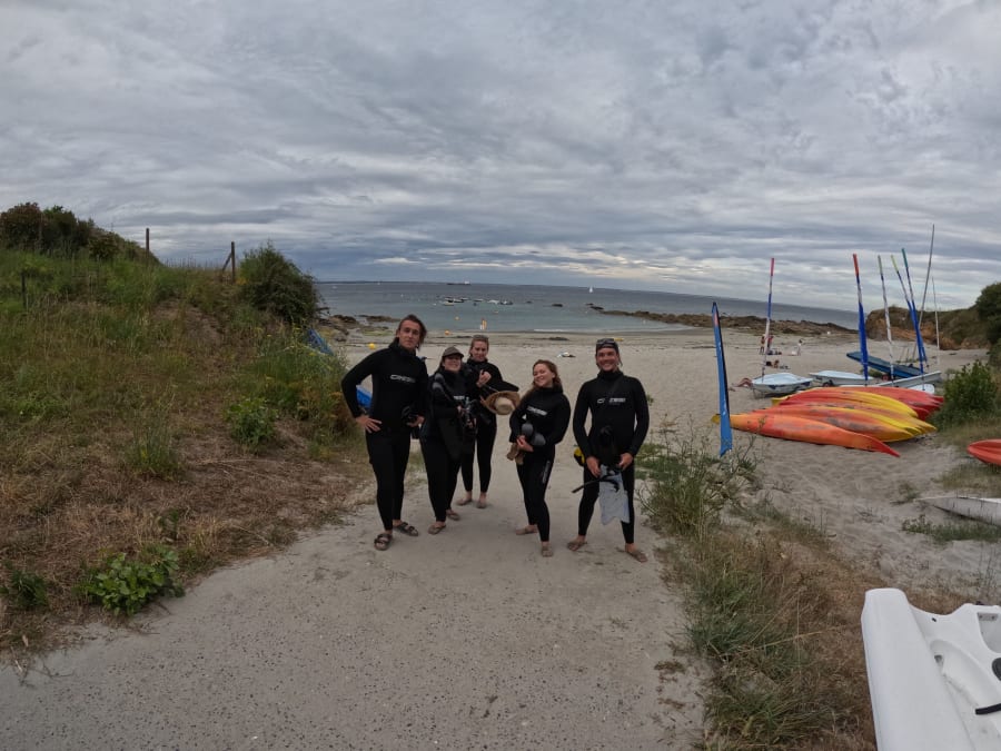 Sortie randonnée palmée à Groix (56)