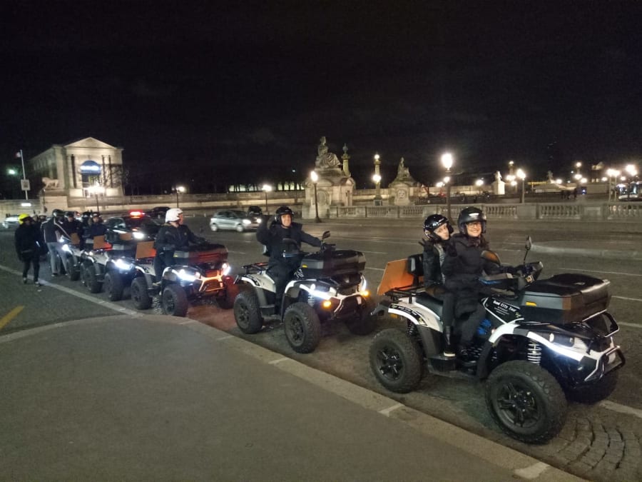 Electric quad biking in the heart of Paris