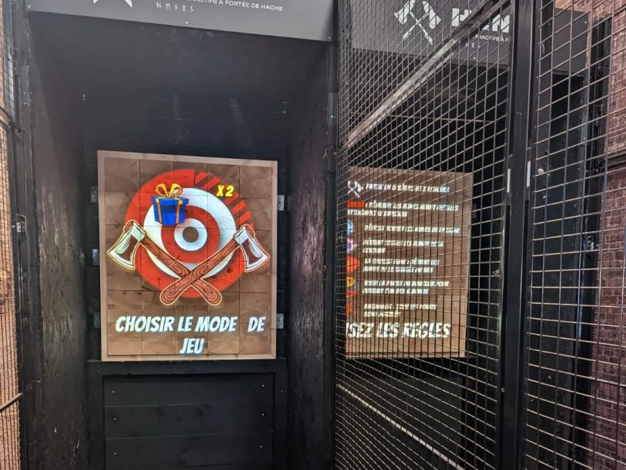 Lancer de hache au Havre (76)