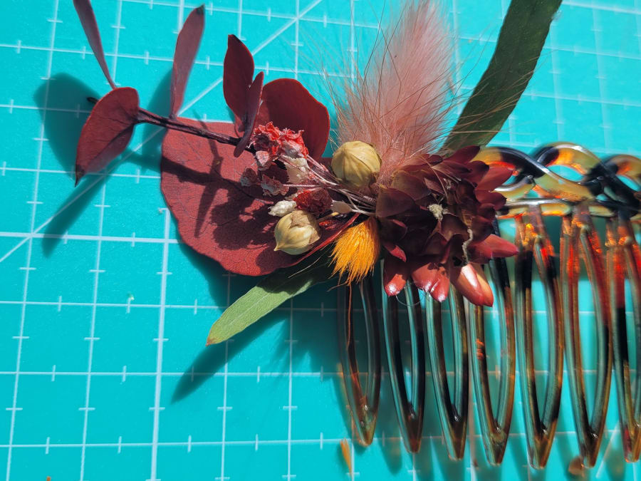 Atelier création accessoire de coiffure végétalisé à Lyon 2ème