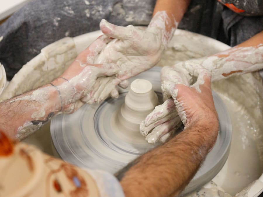 Team building céramique à Biarritz (64)