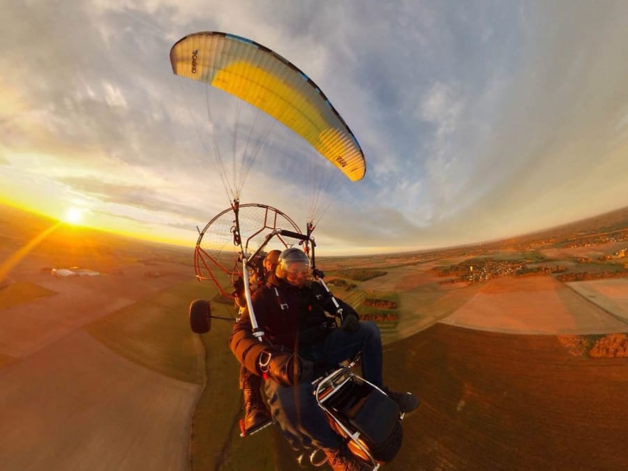 Baptême de l'air en paramoteur à Goussainville (28)