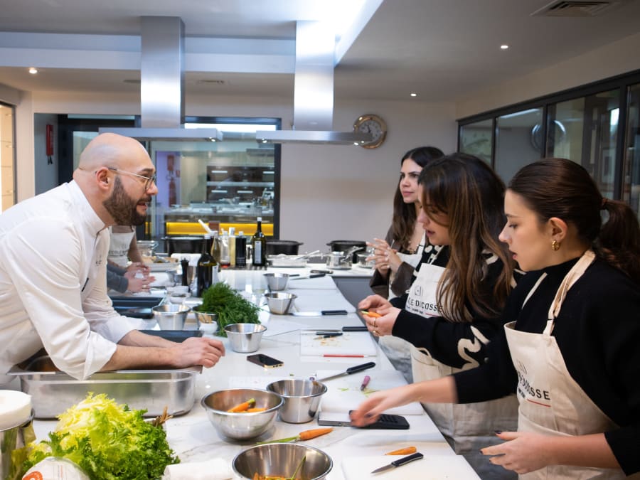 Team Building Atelier Cuisine à l'Ecole Ducasse à Paris 16ème