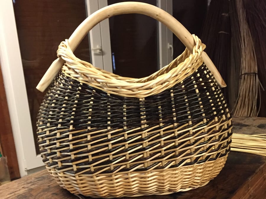 Atelier panier rond en osier à La Petite-Pierre (67)