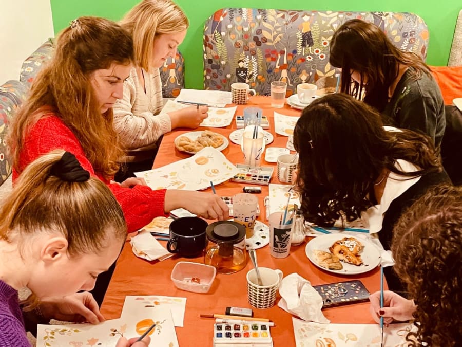 Atelier aquarelle spéciale EVG/EVJF à domicile (69)