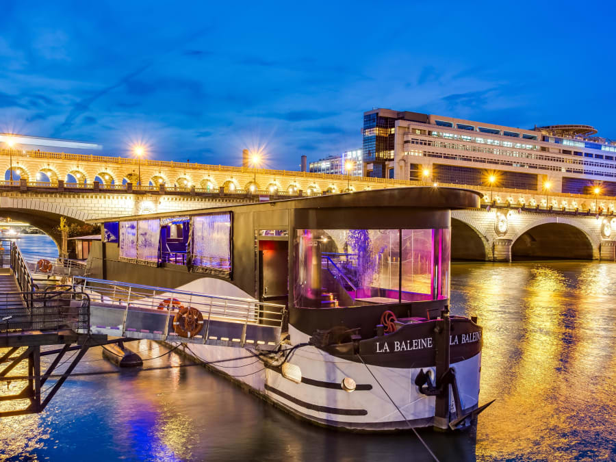Péniche "La Baleine Blanche" à Paris 13ème