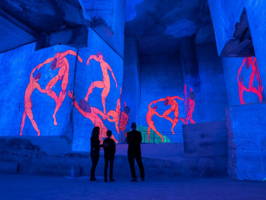 Carrières des Lumières aux Baux de Provence : exposition « Matisse & Frida Kahlo »