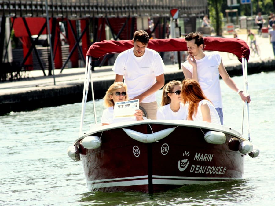Team Building chasse au trésor en bateau à Paris 19ème