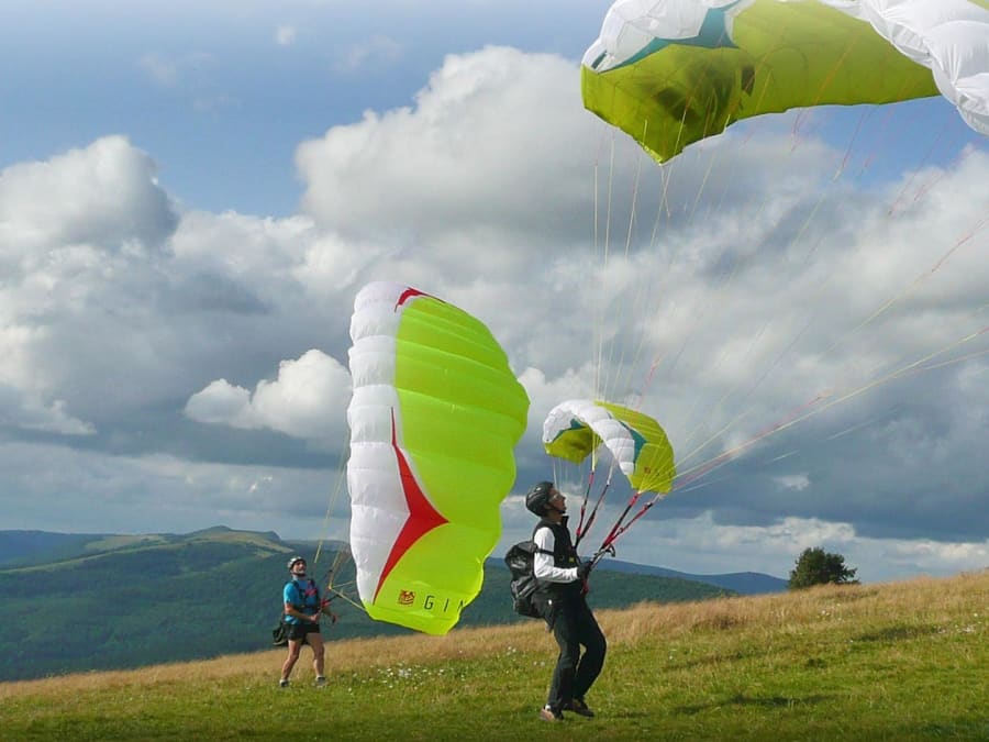 Vol En Parapente À Gérardmer Au-Dessus Du Parc Des Vosges