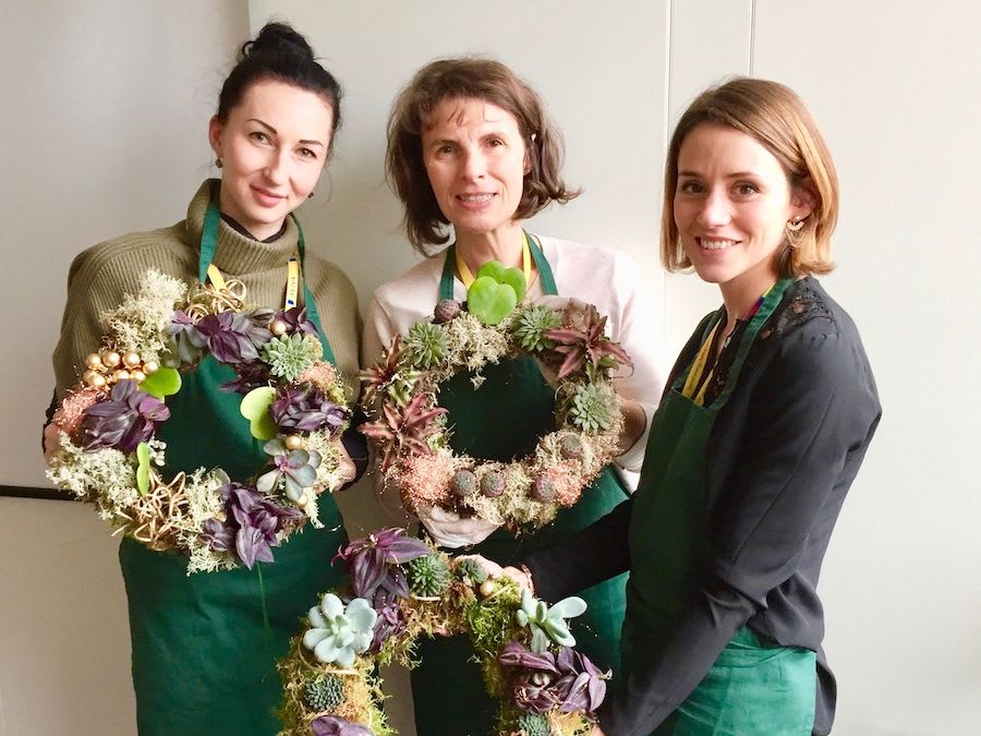 Animation Atelier Couronne de Noël en Ile-de-France