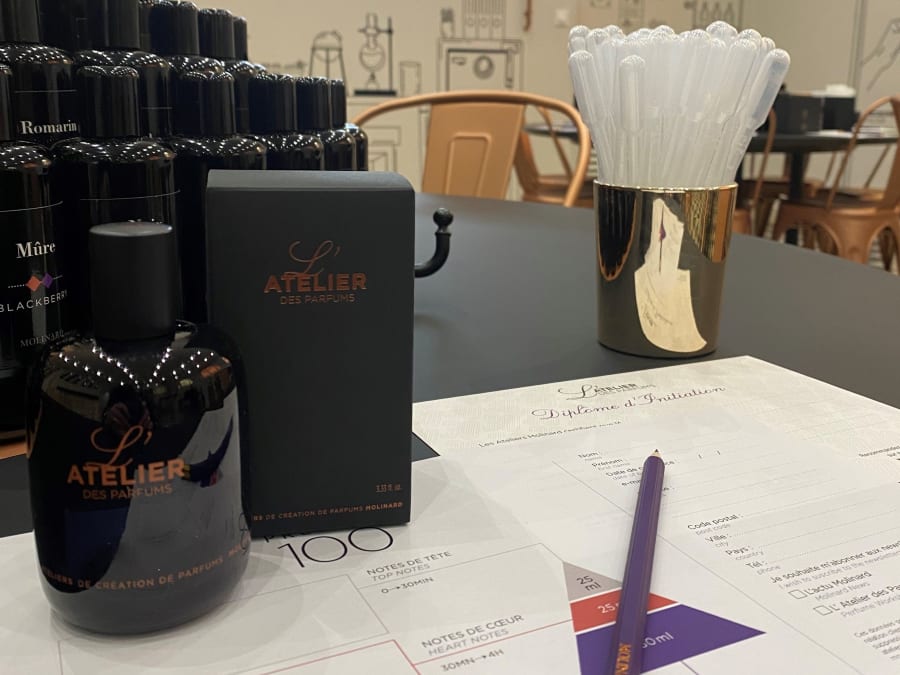 Atelier premium création de parfum à Cannes (06)