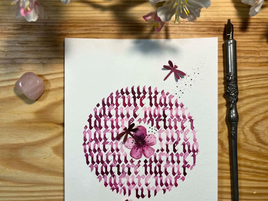 Atelier d'initiation à la calligraphie à Vitré (35)