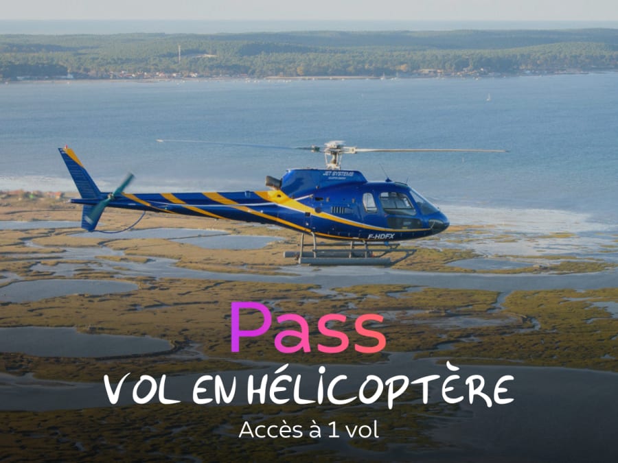Pass Vol en hélicoptère | +50 spots en France