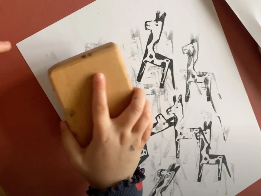 Atelier linogravure parent/enfant à Bordeaux (33)