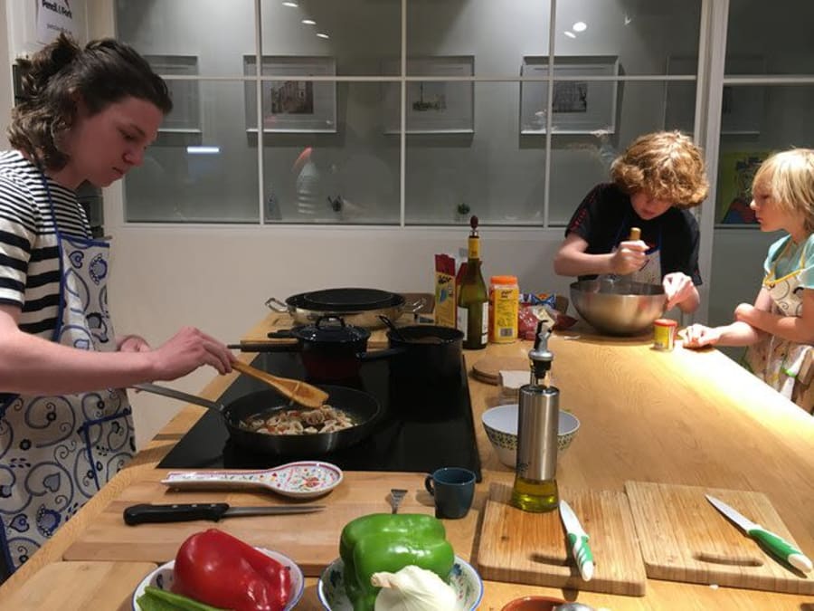 Spesa al mercato, corso di cucina e pranzo a La Coruña