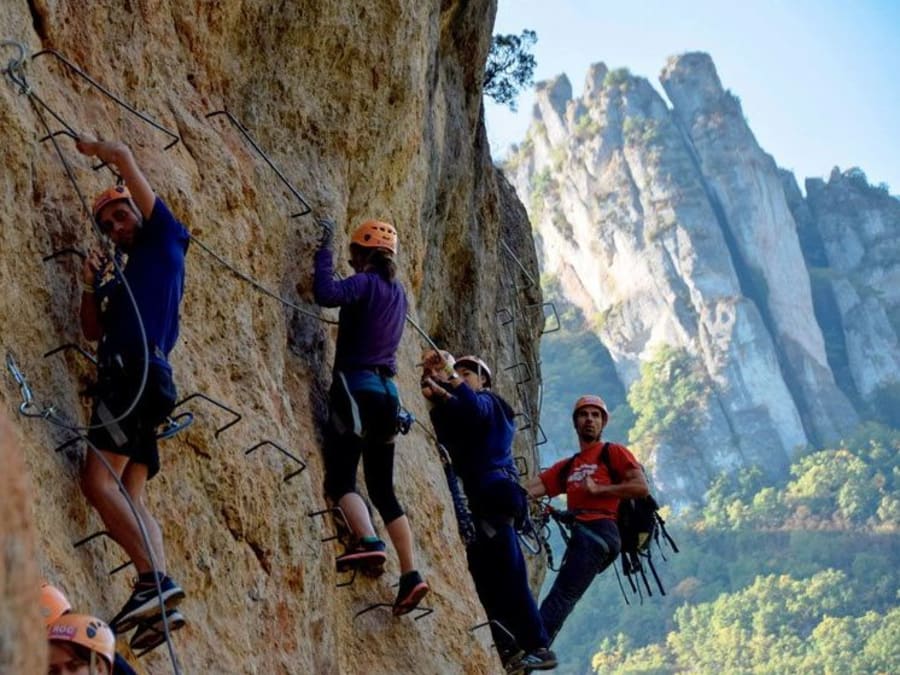 Via Ferrata "Vallon des tyroliennes" à Millau (12)