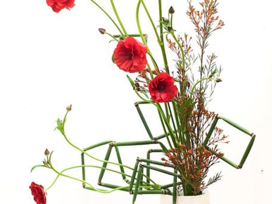 Taller de Ikebana en el distrito 10 de París