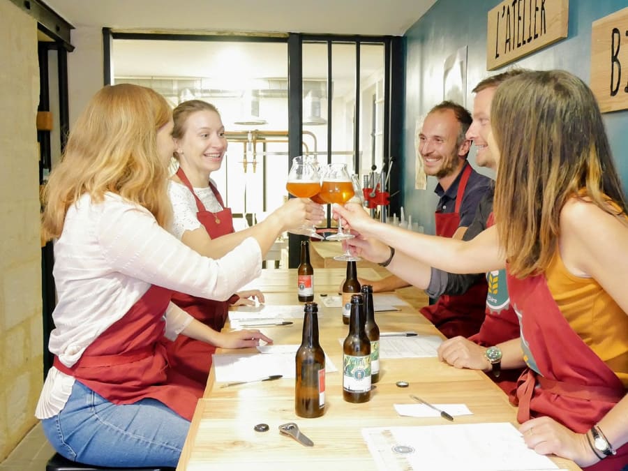 Beer tasting workshop in Bordeaux (33)