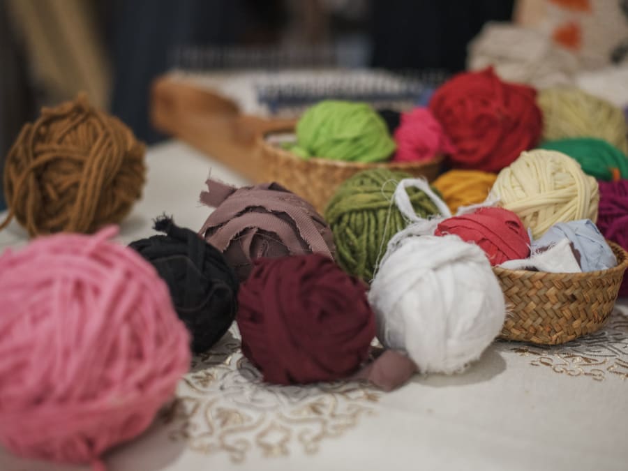 Berber weaving workshop in Montpellier (34)