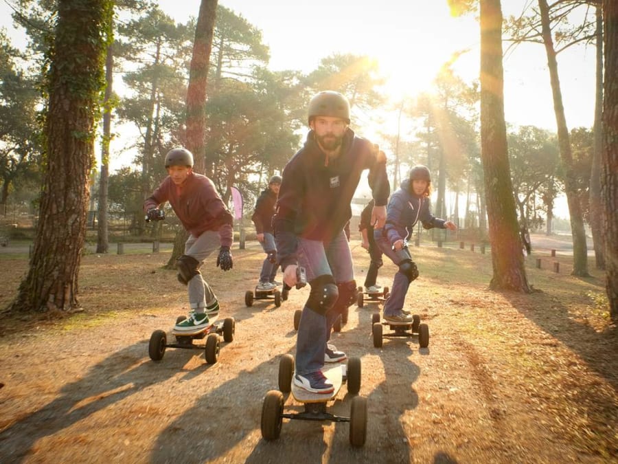 Paseo en patines eléctricos en Labenne (40)