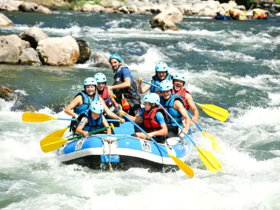Rafting "Descubrimiento" en el Ariège en Foix (09)