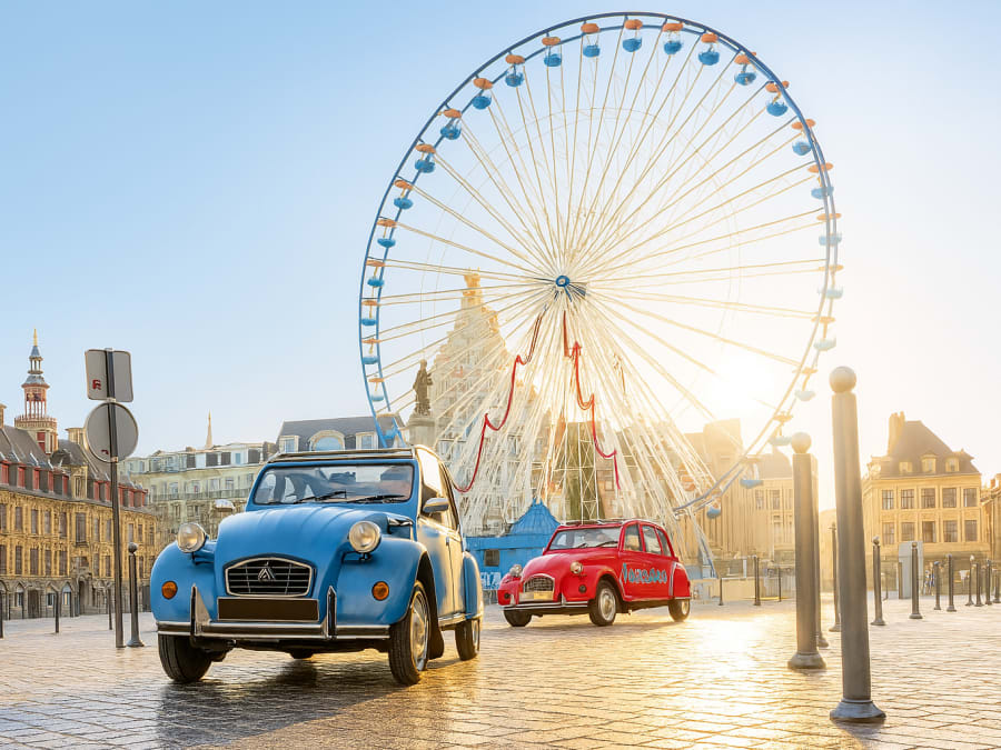 Visite de Lille en 2CV (59)