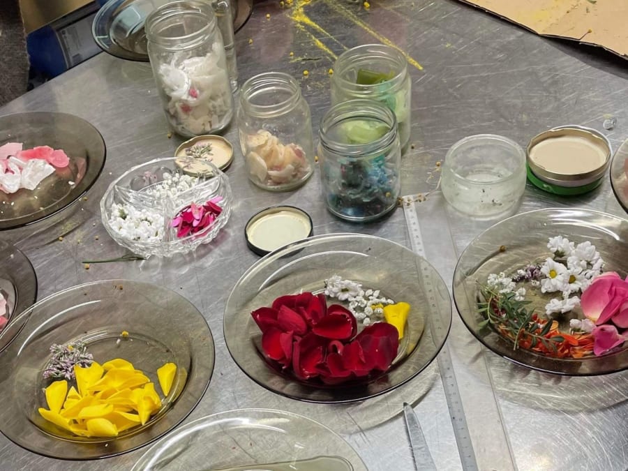 Taller de velas florales recicladas en Schirmeck (67)