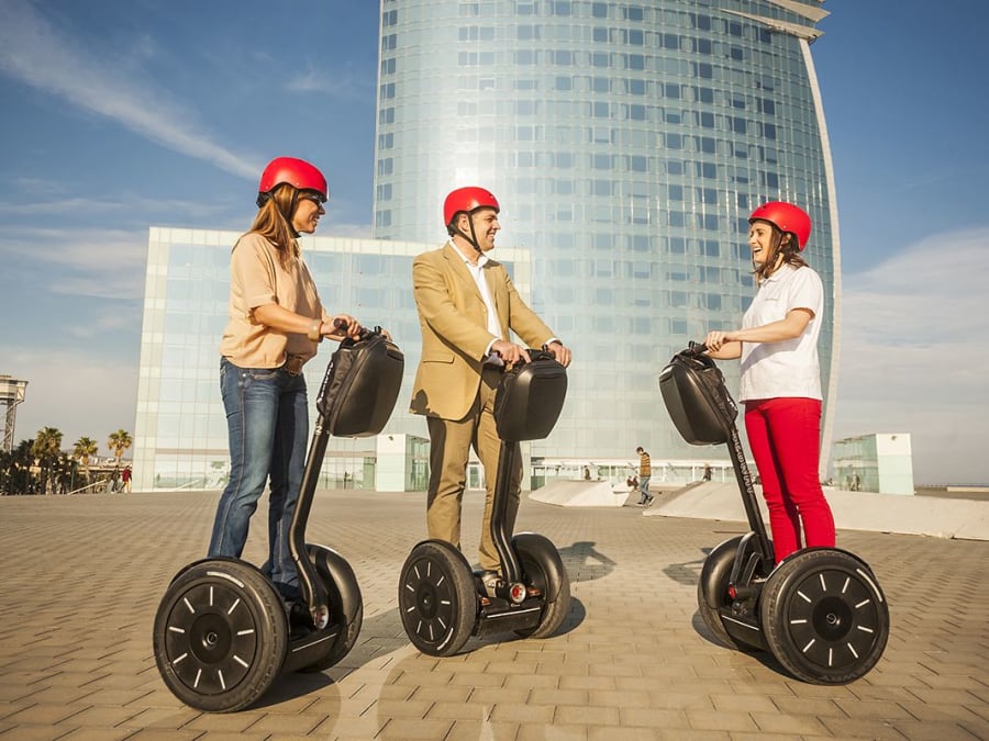 Tour JO 92 en Segway à Barcelone