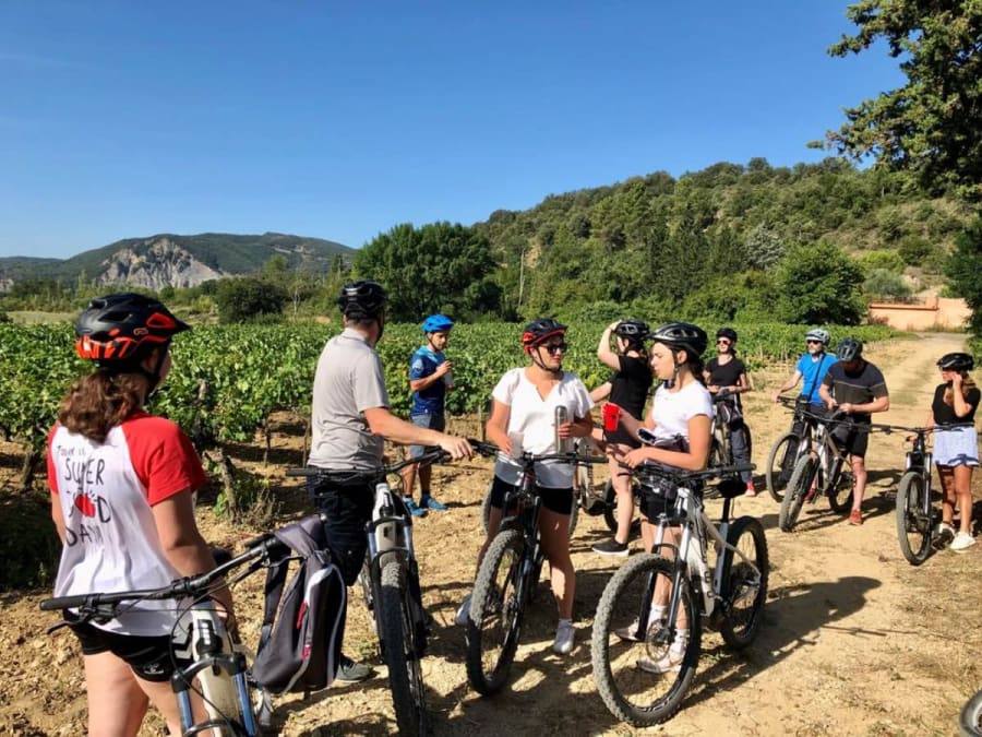 Bike ride and tasting in St-Martin-d'Ardèche (07)