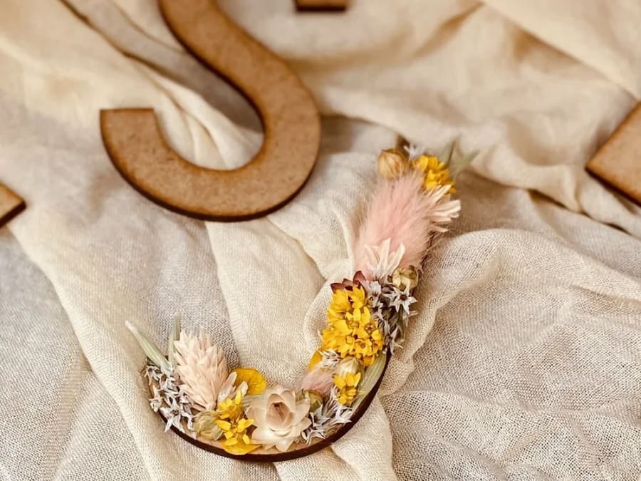 Team Building Atelier lettre fleurie à Strasbourg (67)