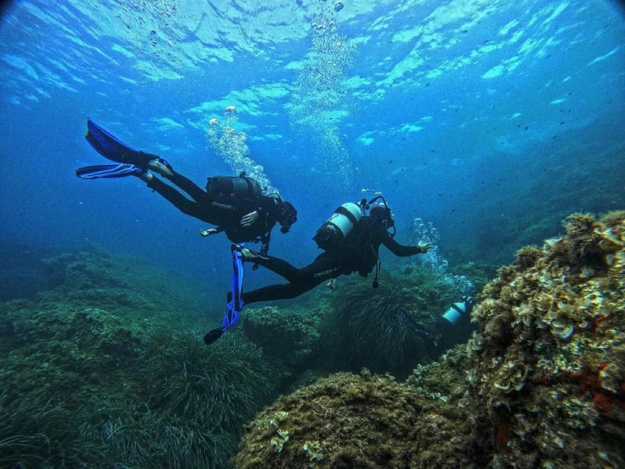 Baptême de plongée sous marine aux Issambres (83)