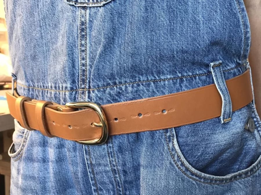 Atelier conception d'une ceinture en cuir à Arbonne (64)