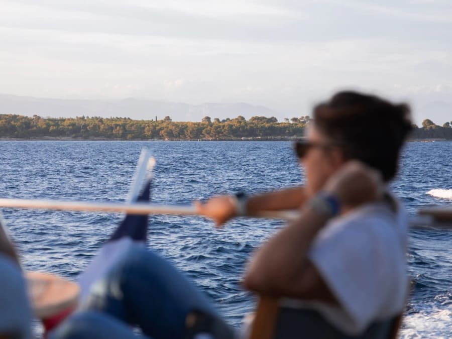 Sunset cruise on a catamaran from Nice