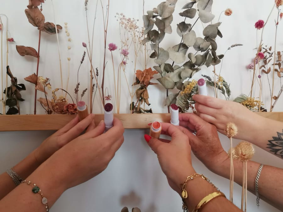 Lipstick creation workshop in Nantes (44)