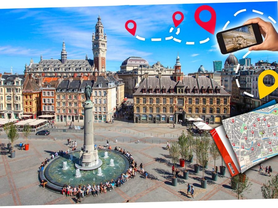 Concentración urbana en el centro de Lille