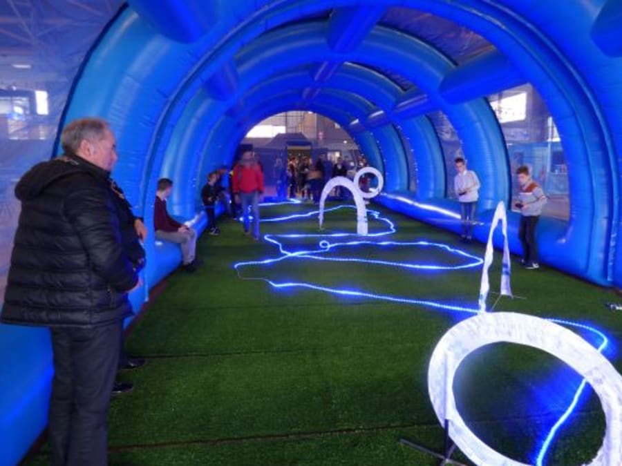 Animation Cage de drone